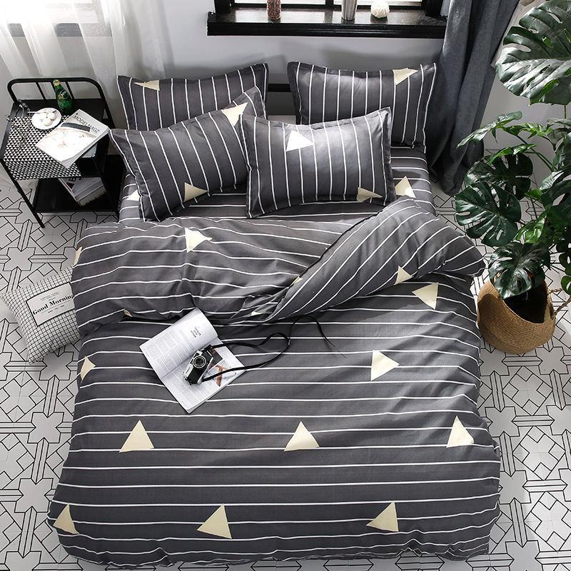 30 Stripe Printed 4pcs Girl Boy Bed Cover Set Duvet Cover Adult Child Bed Sheet Pillowcases Comforter Bedding Set, 2tj-61008-010
30 Stripe Printed 4pcs Girl Boy Bed Cover Set Duvet Cover Adult Child Bed Sheet Pillowcases Comforter Bedding Set, 2tj-61008-010