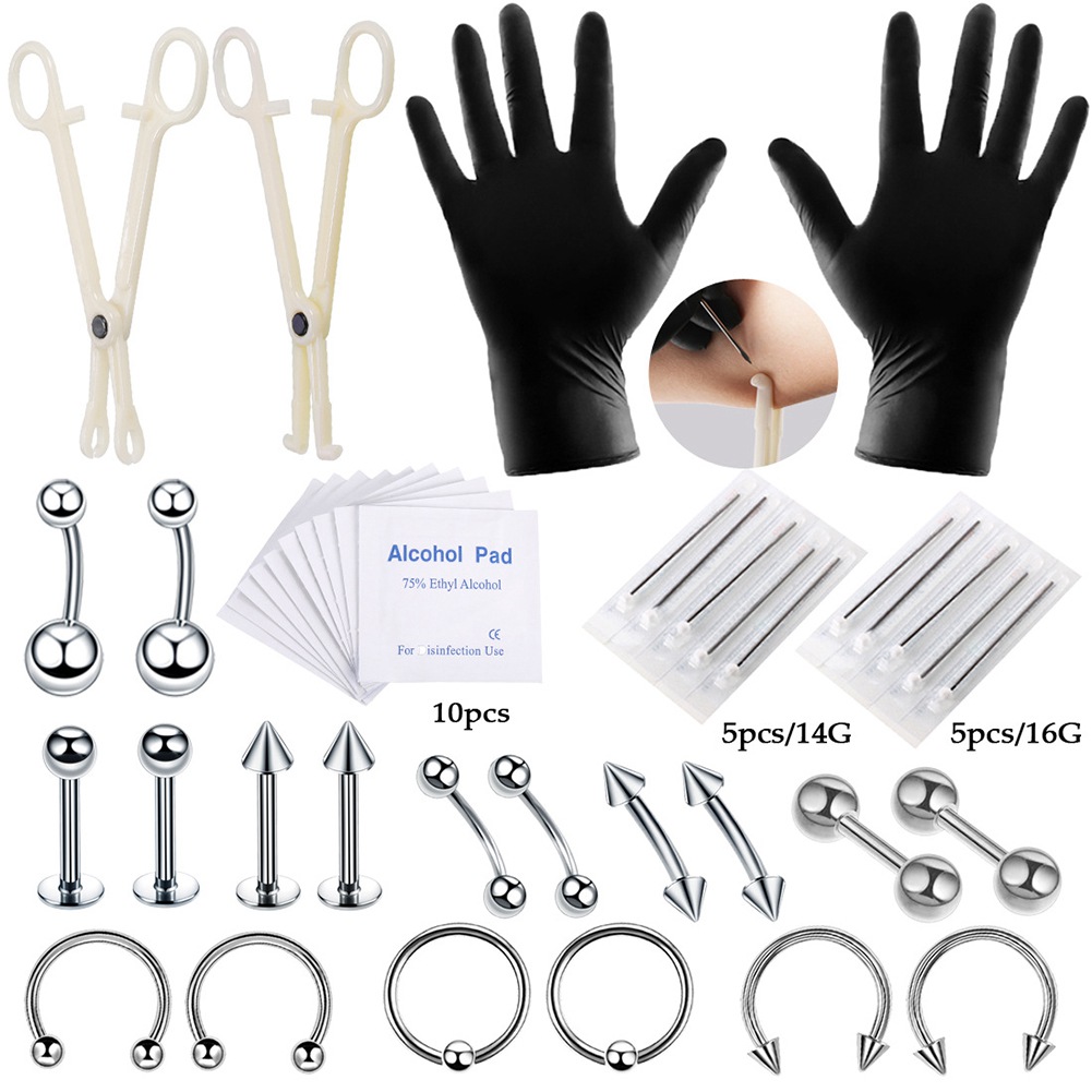 Tattoo Piercing Tool Set Tattoo Needle Oblique Opening Pliers Eyebrow Nails Horseshoe Ring Tattoo Guns Kits Body Art Piercing Kits
Tattoo Piercing Tool Set Tattoo Needle Oblique Opening Pliers Eyebrow Nails Horseshoe Ring Tattoo Guns Kits Body Art Piercing Kits