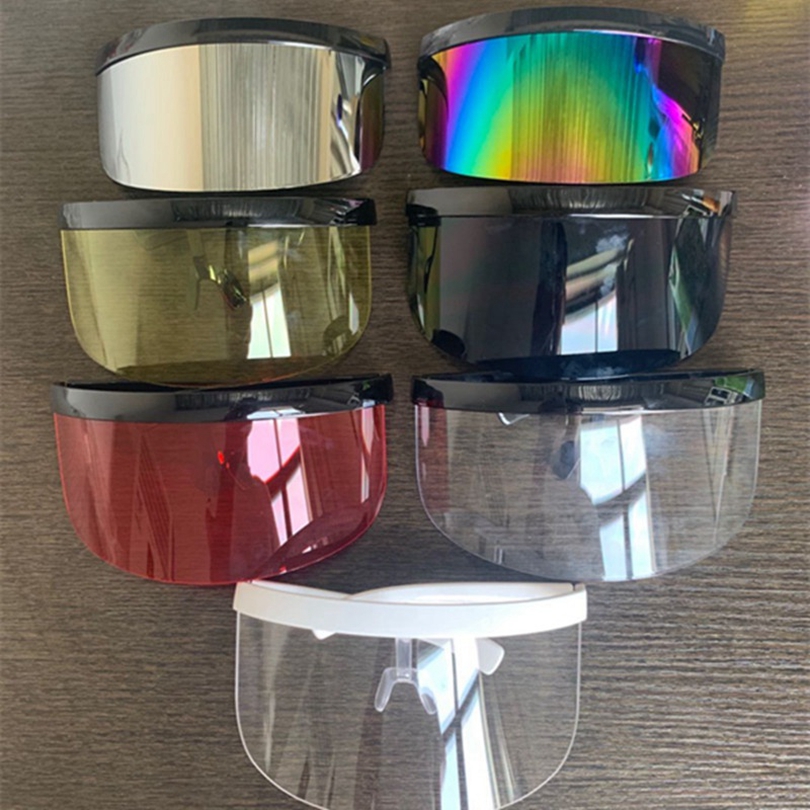 2020 Women Sunglasses Fashion Mask Sun Protection Windproof Oversized Sunglasses Half Face Mask Party Masks 11 style HHA1540
2020 Women Sunglasses Fashion Mask Sun Protection Windproof Oversized Sunglasses Half Face Mask Party Masks 11 style HHA1540