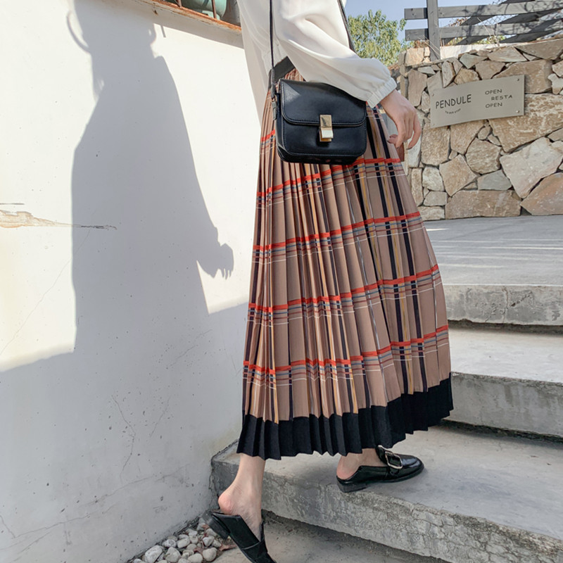 blackday womens skirt vintage clothes long skirts khaki harajuku summer high waist streetwear 2020 fashion flowy spring elastic chiffon, Black
blackday womens skirt vintage clothes long skirts khaki harajuku summer high waist streetwear 2020 fashion flowy spring elastic chiffon, Black