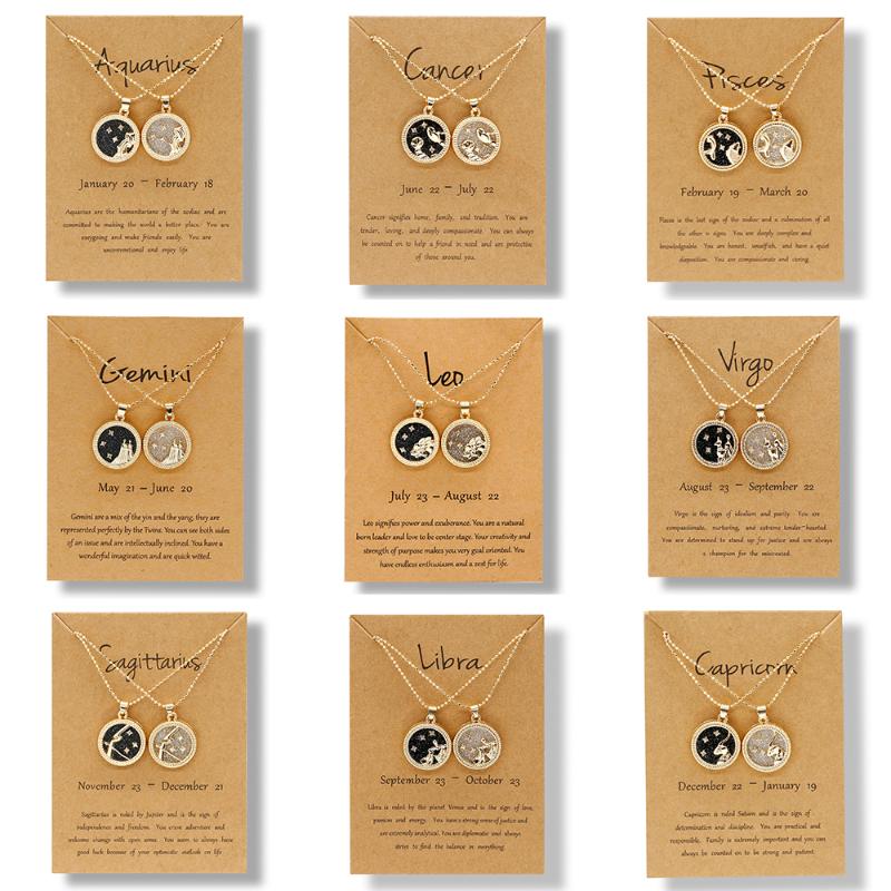 Female 12 Horoscope Gold Color Round Pendant Necklace Women Elegant Zodiac Sign Necklace Charm 12 Constellation Jewelry Dropship
Female 12 Horoscope Gold Color Round Pendant Necklace Women Elegant Zodiac Sign Necklace Charm 12 Constellation Jewelry Dropship
