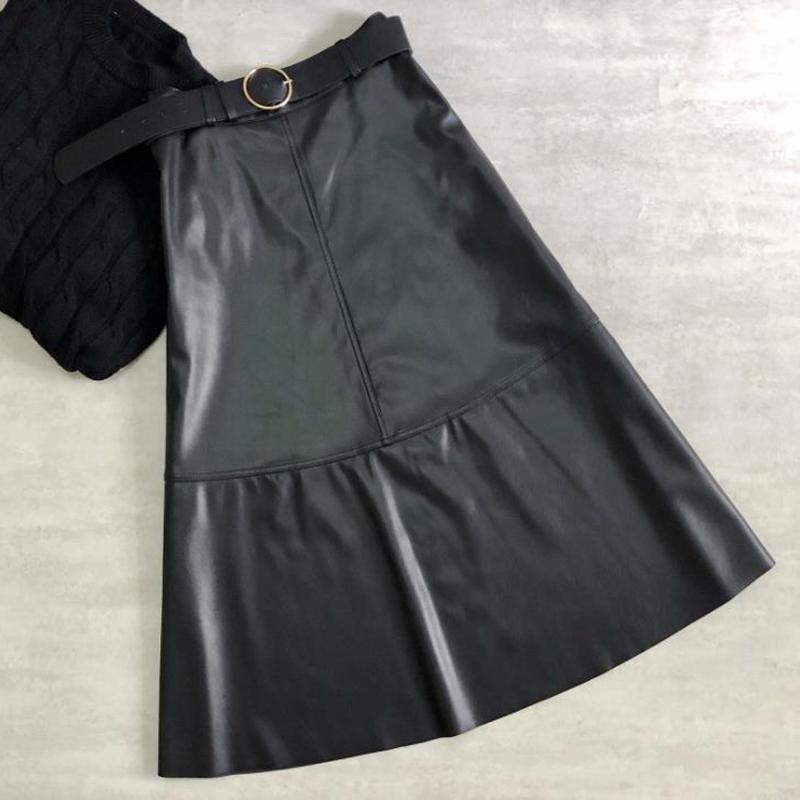 Autumn Winter High Waist Midi Skirts Womens Elegant Black Punk Gothic Casual Pleated Fleece PU Faux Leather Office Skirt Female, Leather skirt
Autumn Winter High Waist Midi Skirts Womens Elegant Black Punk Gothic Casual Pleated Fleece PU Faux Leather Office Skirt Female, Leather skirt