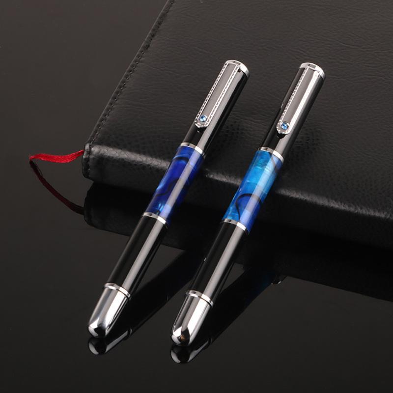 Metal Plus Acrylic Business Pen 0.5mm Black/Blue Ink High Quality Ballpoint Pen For Student Gift Office Stationery Supplies, Fountain pen
Metal Plus Acrylic Business Pen 0.5mm Black/Blue Ink High Quality Ballpoint Pen For Student Gift Office Stationery Supplies, Fountain pen
