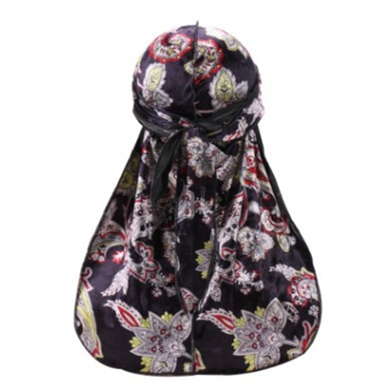 2pcs/lot unisex gold velvet printed durag lengthened lace-up stretch du rag long tail pirate skull cap TJM-D10
2pcs/lot unisex gold velvet printed durag lengthened lace-up stretch du rag long tail pirate skull cap TJM-D10