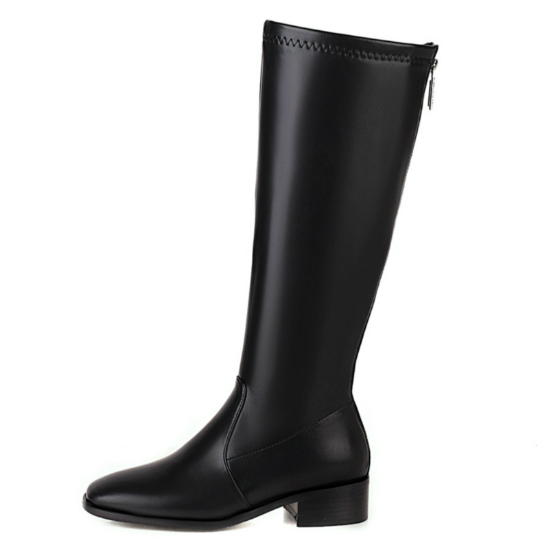 Brand Rubber Boots Women Leather 2020 Black Knee High Boots Casual Flats Women's Winter Shoes Water-proof Large Size 48
Brand Rubber Boots Women Leather 2020 Black Knee High Boots Casual Flats Women's Winter Shoes Water-proof Large Size 48