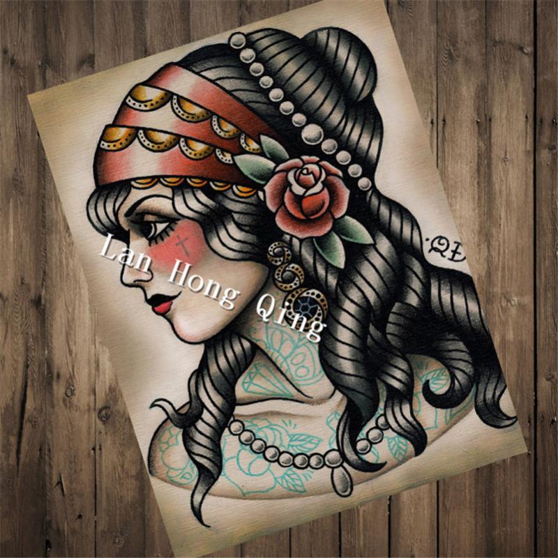 Time-limited wall sticke "Beautiful girl" Hairdresser Tattoos Patterned Kraft paper vintage poster wall for living room HM-071
Time-limited wall sticke "Beautiful girl" Hairdresser Tattoos Patterned Kraft paper vintage poster wall for living room HM-071