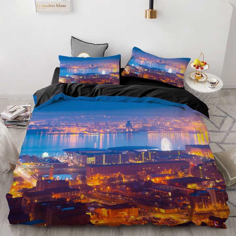 WOSTAR 3d digital printing city night scenery comforter bedding sets luxury home textiles Bed Linen adult kids duvet cover set, White
WOSTAR 3d digital printing city night scenery comforter bedding sets luxury home textiles Bed Linen adult kids duvet cover set, White