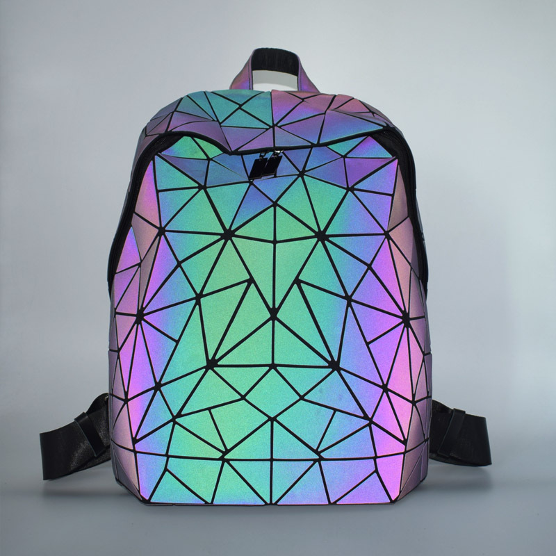 Matte Backpack Unisex Luminous Backpack Bag Women's Computer Bag Geometric Quilted Shoulder, Silver
Matte Backpack Unisex Luminous Backpack Bag Women's Computer Bag Geometric Quilted Shoulder, Silver