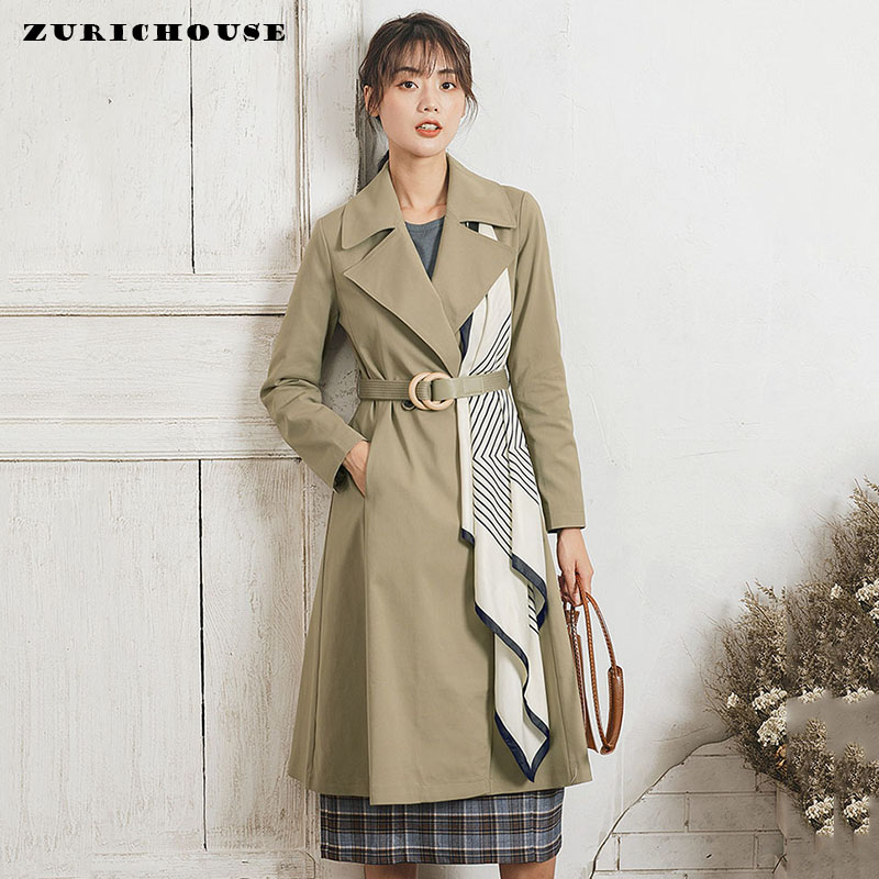 ZURICHOUSE 2020 Women's Windbreaker Double-breasted Fashion Striped Scarves Design Plus Size Trench Autumn Slim Long Coat Women, Black
ZURICHOUSE 2020 Women's Windbreaker Double-breasted Fashion Striped Scarves Design Plus Size Trench Autumn Slim Long Coat Women, Black