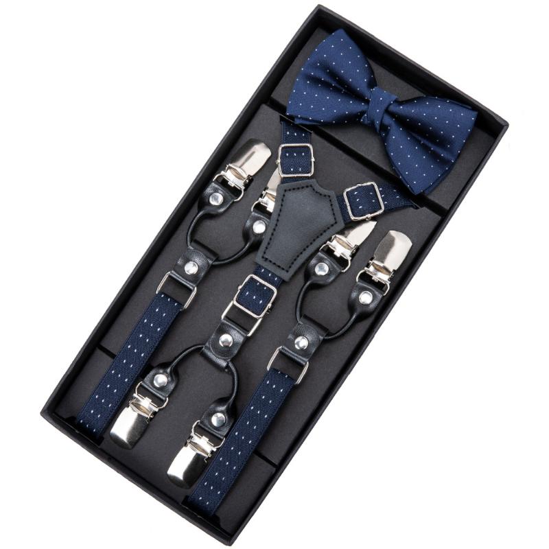 DiBanGu 6 Clips Fashion Kids Leather Suspenders Straps With Bow Tie Trousers Braces Elastic Blue Bowtie Adjustable Suspenders, Bj-0013
DiBanGu 6 Clips Fashion Kids Leather Suspenders Straps With Bow Tie Trousers Braces Elastic Blue Bowtie Adjustable Suspenders, Bj-0013