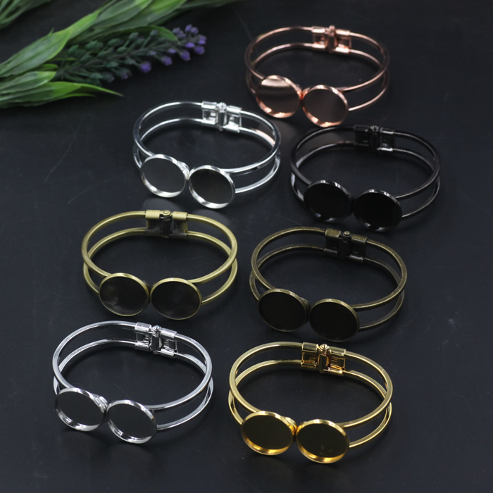 High Quality inner 20mm Mixed color Bangle Base Bracelet Blank Findings Tray Bezel Setting Cabochon Cameo
High Quality inner 20mm Mixed color Bangle Base Bracelet Blank Findings Tray Bezel Setting Cabochon Cameo