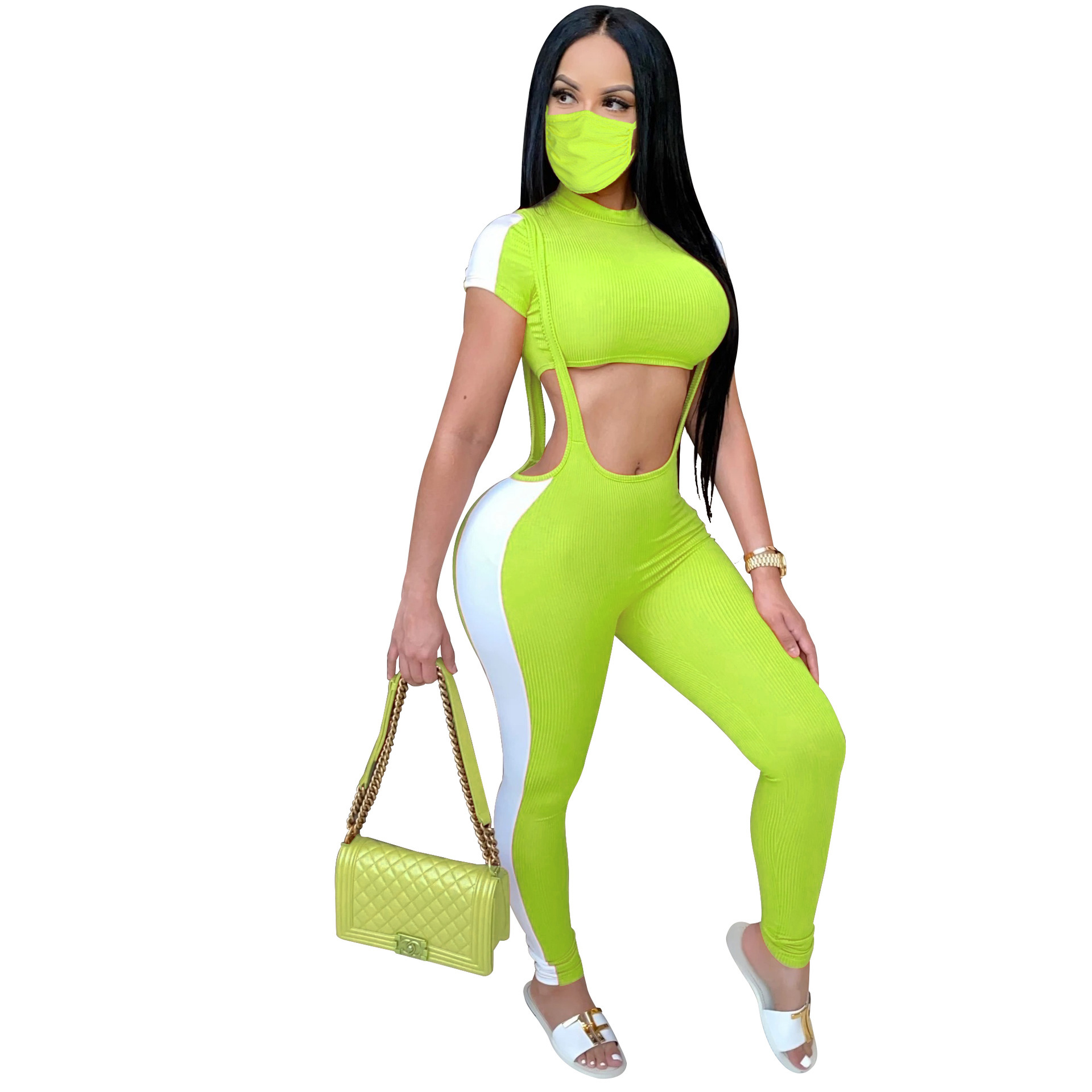 Designer 2023 pant women wear with strap leggings open waist jacket fashion suit mask included Recommend