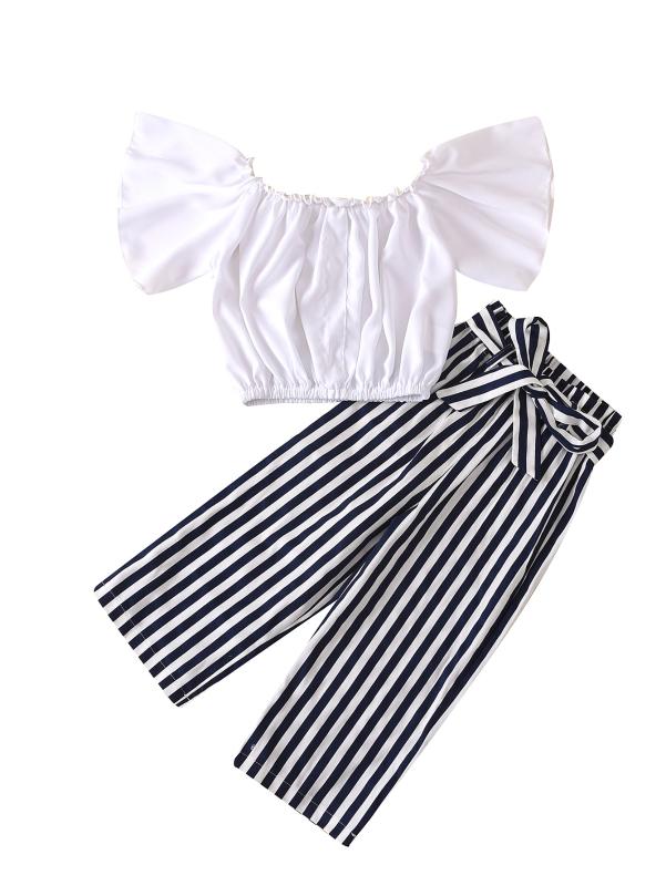 Summer Girl Set White Girl Blouse + Pants Sets for Kids Fashion Children Suit Clothes
Summer Girl Set White Girl Blouse + Pants Sets for Kids Fashion Children Suit Clothes