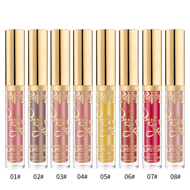 Lip Gloss Moisturizer Waterproof Shimmer Liquid Lipstick Matte Makeup Metallic Long Lasting Lips Care