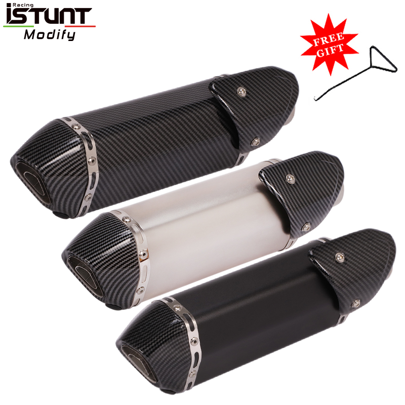 36-51mm Universal Motorcycle Exhaust Pipe Muffler Escape moto For RC390 Z800 GSXR750 TMAX530 XMAX300.250 CBR500
36-51mm Universal Motorcycle Exhaust Pipe Muffler Escape moto For RC390 Z800 GSXR750 TMAX530 XMAX300.250 CBR500