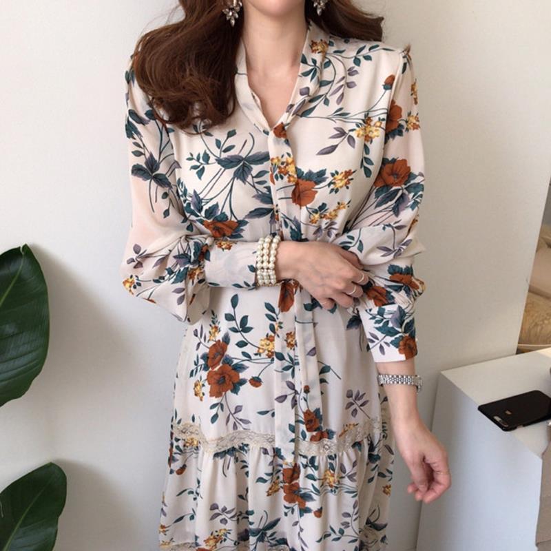 spring women vintange floral dress lady elegant V-neck lace up dress female high waist long sleeve vestidos, W1
spring women vintange floral dress lady elegant V-neck lace up dress female high waist long sleeve vestidos, W1