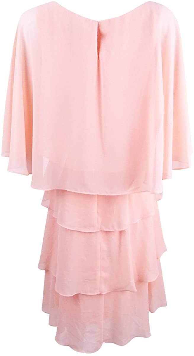 Fashion Women Beaded Shoulder Tiered Cape Navy Blue Sheath Column Mother of the Bride Dress Chiffon Plus Size Formal Prom Party Wear Gowns