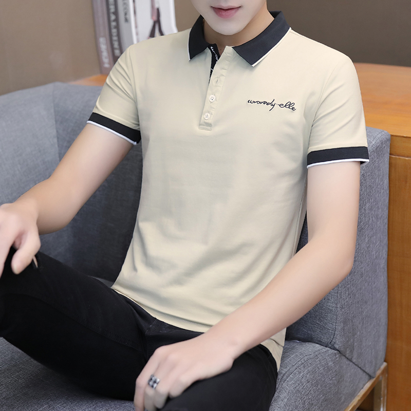 Men's short sleeve summer lapel half sleeve fashion clothes Korean fashion brand 2019, Navy blue
Men's short sleeve summer lapel half sleeve fashion clothes Korean fashion brand 2019, Navy blue