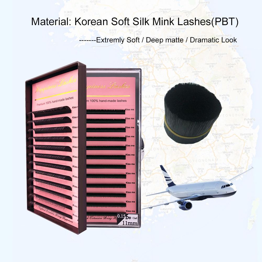 HPNESS 10 Trays/Lot Eye Soft Korea Silk Volume Extension Classic Lashes For Eyelash Salon