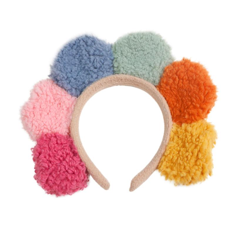 Colorful Yellow Orange Green Grey Pink Rose Red Fluffy Acrylic Balls Cloth Sunflower Antiskid Hairband Headwear for Women
Colorful Yellow Orange Green Grey Pink Rose Red Fluffy Acrylic Balls Cloth Sunflower Antiskid Hairband Headwear for Women