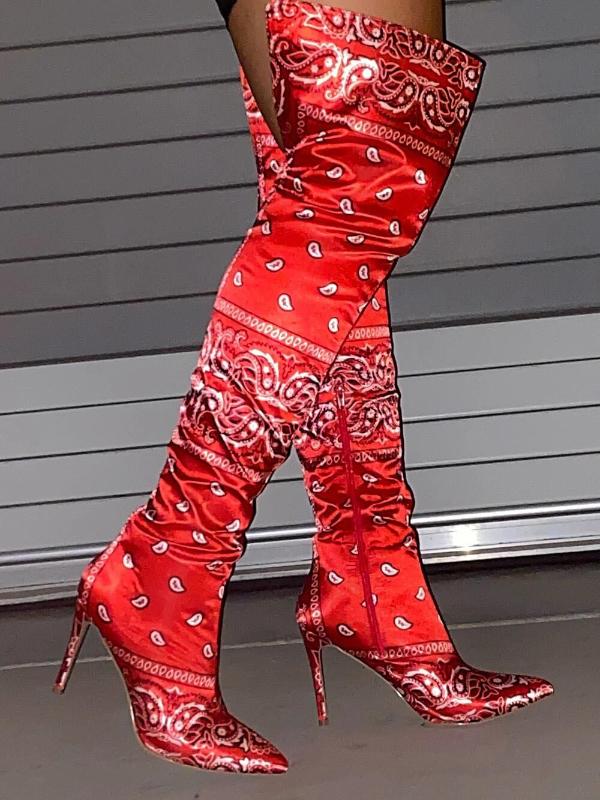 Boots Women 2020 Autumn Winter New Super High Heel Print Over The Knee Boots Stiletto Fashion Motorcycle Plus Size 35-43, Blue
Boots Women 2020 Autumn Winter New Super High Heel Print Over The Knee Boots Stiletto Fashion Motorcycle Plus Size 35-43, Blue