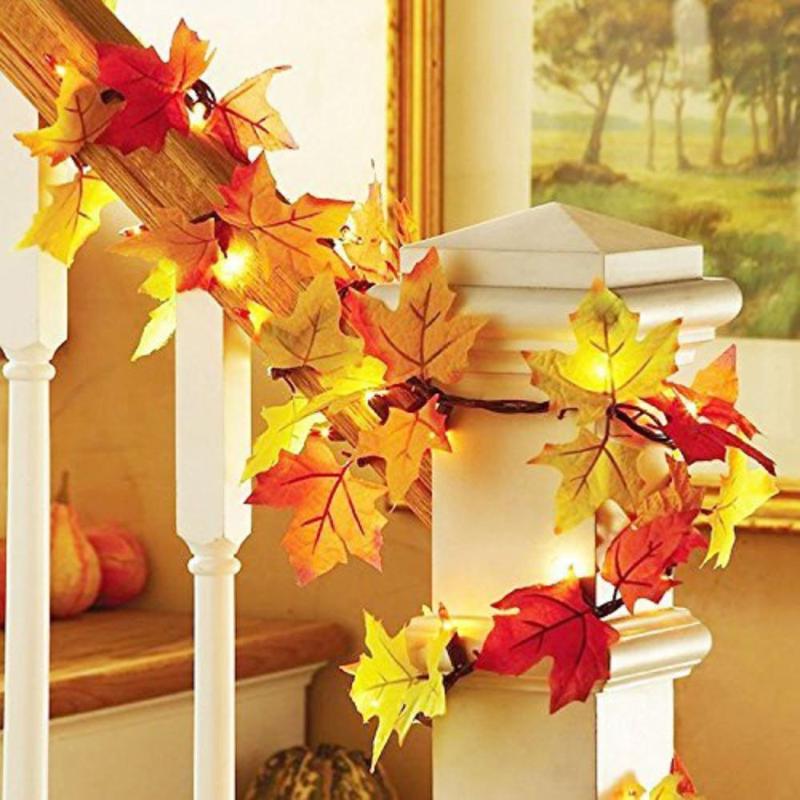 Fairy LED String Battery/USB Powered Fall Autumn Plants Garland Fence Party Stair Railing Decoration 1.65m
Fairy LED String Battery/USB Powered Fall Autumn Plants Garland Fence Party Stair Railing Decoration 1.65m