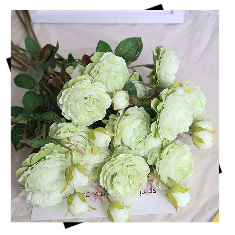 Artificial Rose 3 Heads Silk Flower Simulation Rose Silk Flower Wedding Decoration Plant Basket Decor Office Beautiful, Green
Artificial Rose 3 Heads Silk Flower Simulation Rose Silk Flower Wedding Decoration Plant Basket Decor Office Beautiful, Green