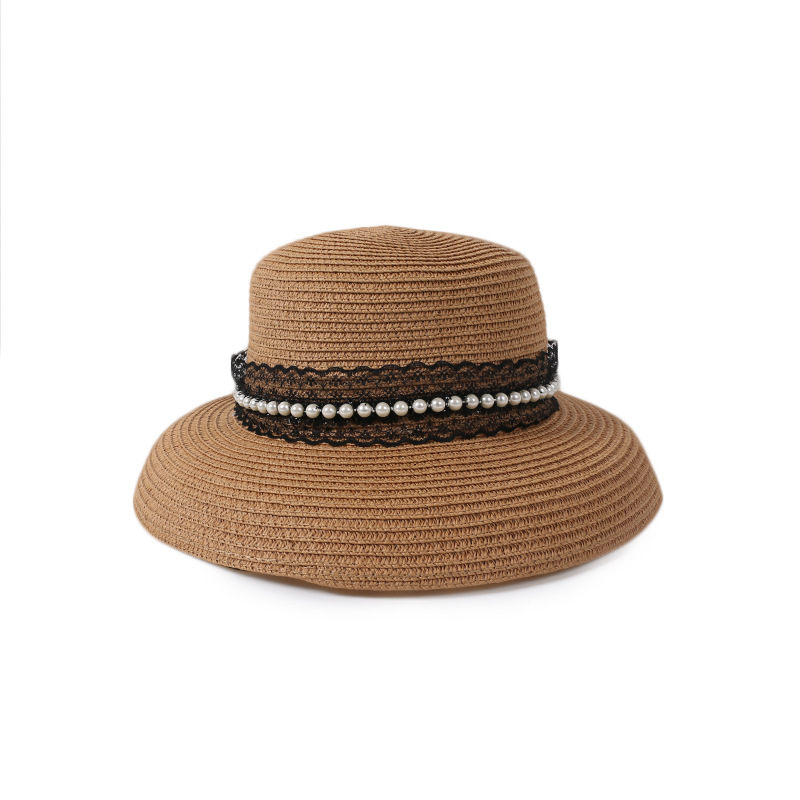 New Fashionable quality straw hat Beach hat female's summer beach sun outdoor sun travel big eaves, Milk white ribbon
New Fashionable quality straw hat Beach hat female's summer beach sun outdoor sun travel big eaves, Milk white ribbon