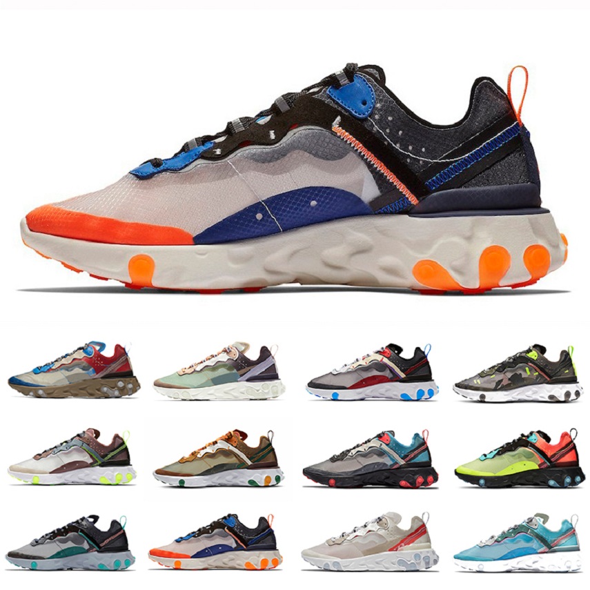 Handsome UNDERCOVER X React element 87 Mens running shoes React 87s Desert Sand Camo Sail Neptune Green men women trainer sports sneakers, Color#1
Handsome UNDERCOVER X React element 87 Mens running shoes React 87s Desert Sand Camo Sail Neptune Green men women trainer sports sneakers, Color#1