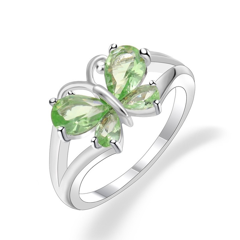 Green Zircon Butterfly Ring Romantic Couple Ring Ladies Jewelry Accessories Birthday Valentine's Day Gift
Green Zircon Butterfly Ring Romantic Couple Ring Ladies Jewelry Accessories Birthday Valentine's Day Gift