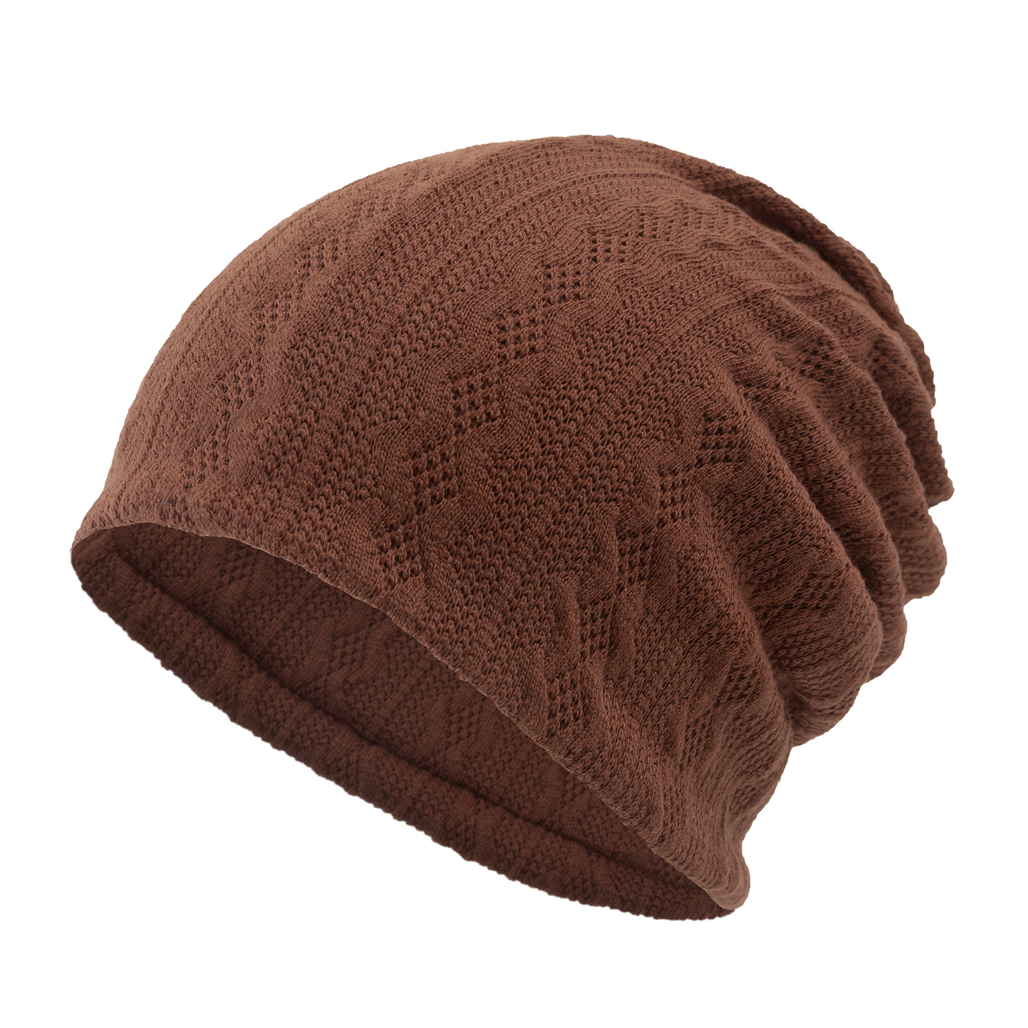 Mixed Color Baggy Beanies For Men Winter Hat Women's Outdoor Bonnet Skiing Hat Female Soft Acrylic Slouchy Knitted Hat For Boys