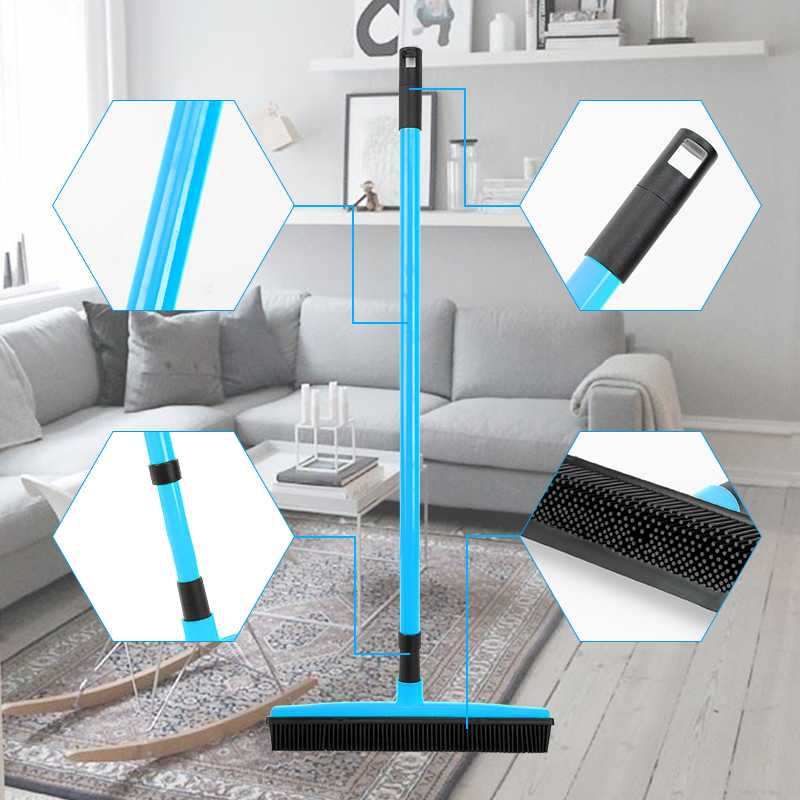 Floor Hair Rubber Broom Pet Rubber Dust Scraper Brush Carpet Flooring Cleaner Sweeper No Hand Wash Mop Clean Wipe Window Tool
Floor Hair Rubber Broom Pet Rubber Dust Scraper Brush Carpet Flooring Cleaner Sweeper No Hand Wash Mop Clean Wipe Window Tool