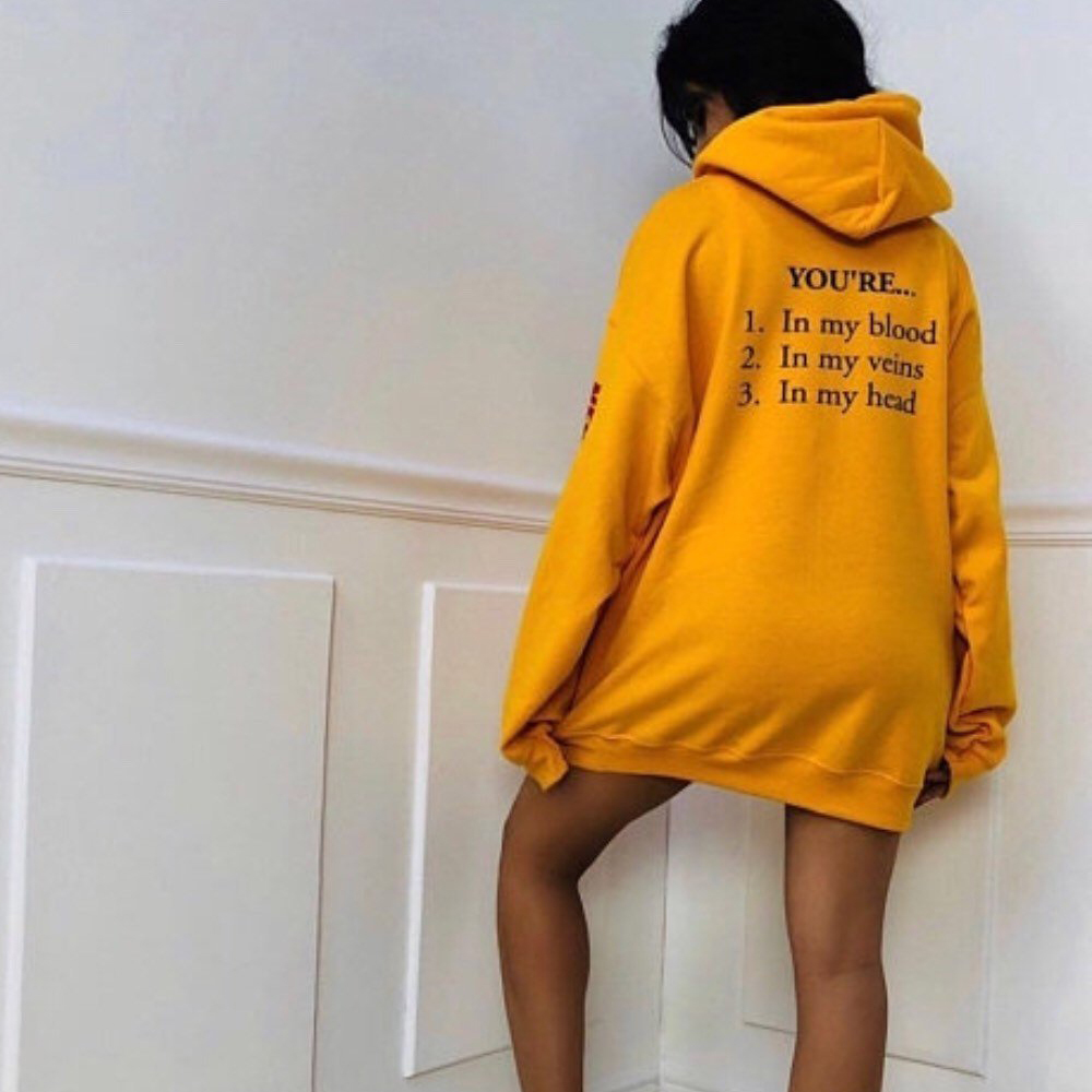 Never Be The Same Tour Merch Hoodie men women Camila Cabello Hoodies sweatshirts hip hop yellow sweatshirt fleece warm hoody CX200808
