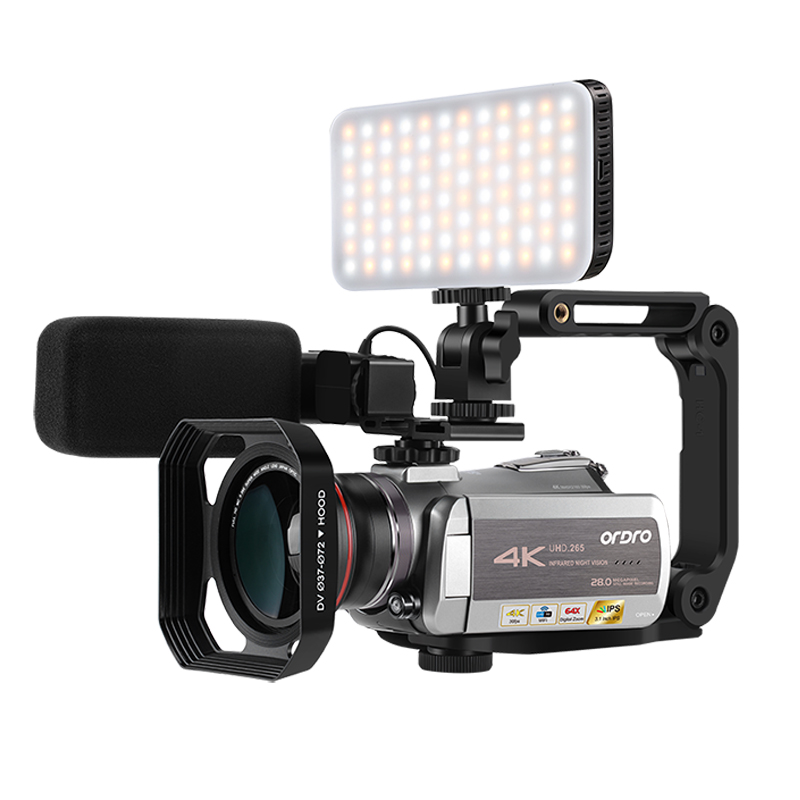 Camcorder 4K Video Camera Full HD Ordro AZ50 64X Digital Zoom IR Night Vision YouTube Vlogging Camera 13mp CMOS, Standard
Camcorder 4K Video Camera Full HD Ordro AZ50 64X Digital Zoom IR Night Vision YouTube Vlogging Camera 13mp CMOS, Standard