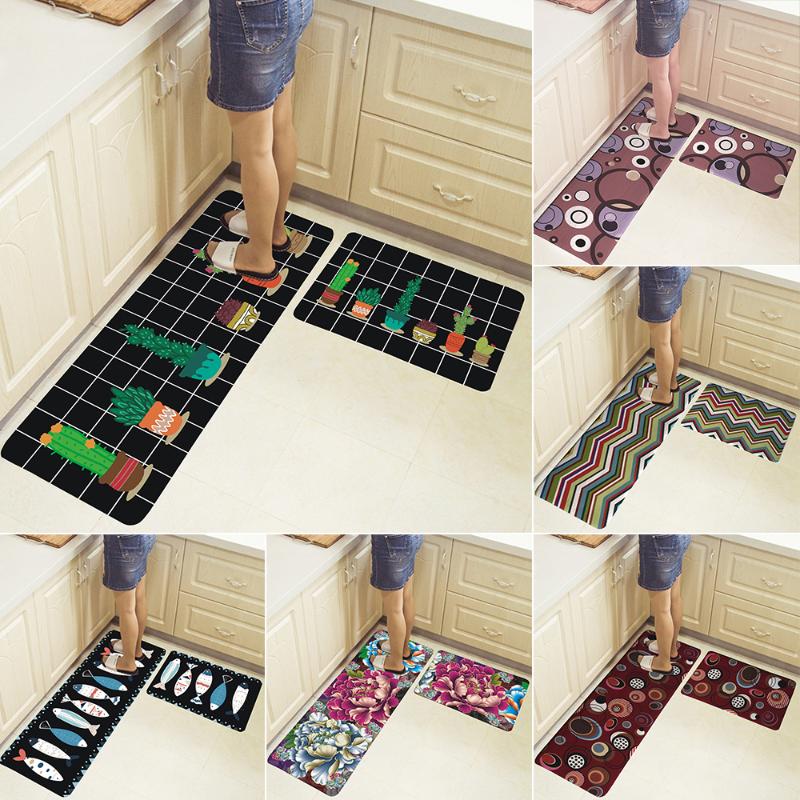 2pcs Set of 40x120cm+40x60cm Long Kitchen Rugs Floor Carpets Printed Non-slip Home Entrance Mats Living Room Bathroom Decor Rugs, A12
2pcs Set of 40x120cm+40x60cm Long Kitchen Rugs Floor Carpets Printed Non-slip Home Entrance Mats Living Room Bathroom Decor Rugs, A12