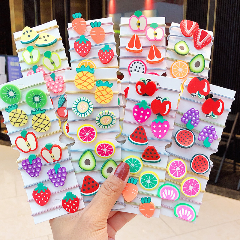 Summer Cute Fruit Hair Scrunchie For Girl Women Ponytail Holder Hair Tie Rope Accessories
Summer Cute Fruit Hair Scrunchie For Girl Women Ponytail Holder Hair Tie Rope Accessories
