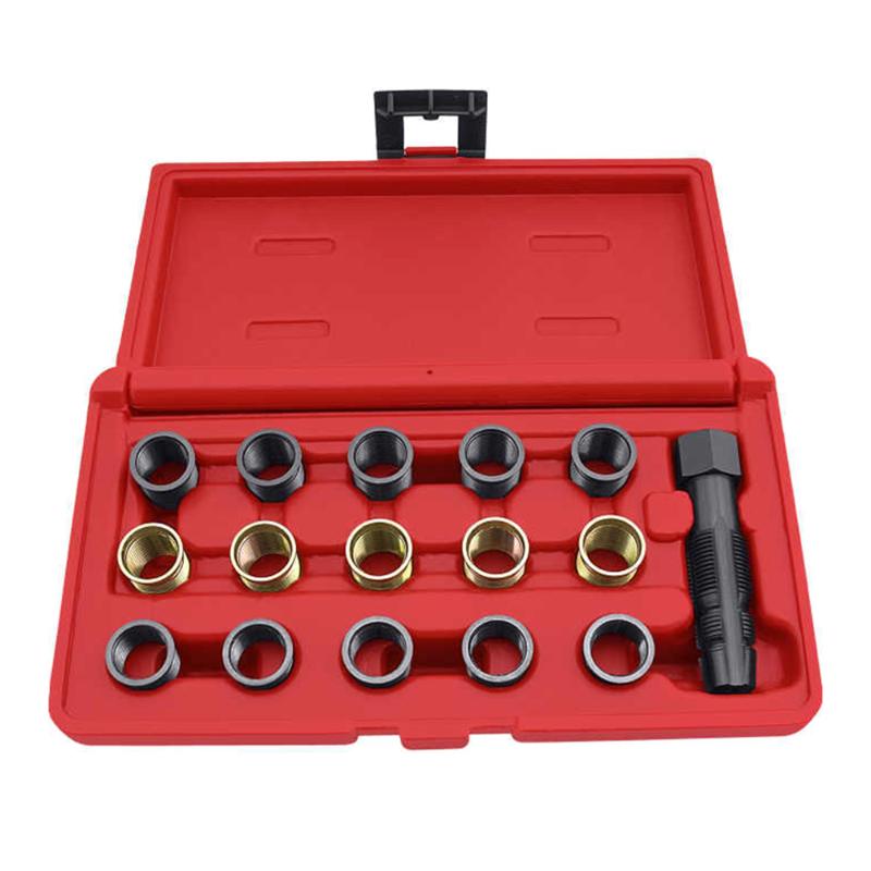 M14 x 1.25mm Ignition Plug Thread Repair Tool Kit M16 Tap Portable Tap tool for Car repair set
M14 x 1.25mm Ignition Plug Thread Repair Tool Kit M16 Tap Portable Tap tool for Car repair set