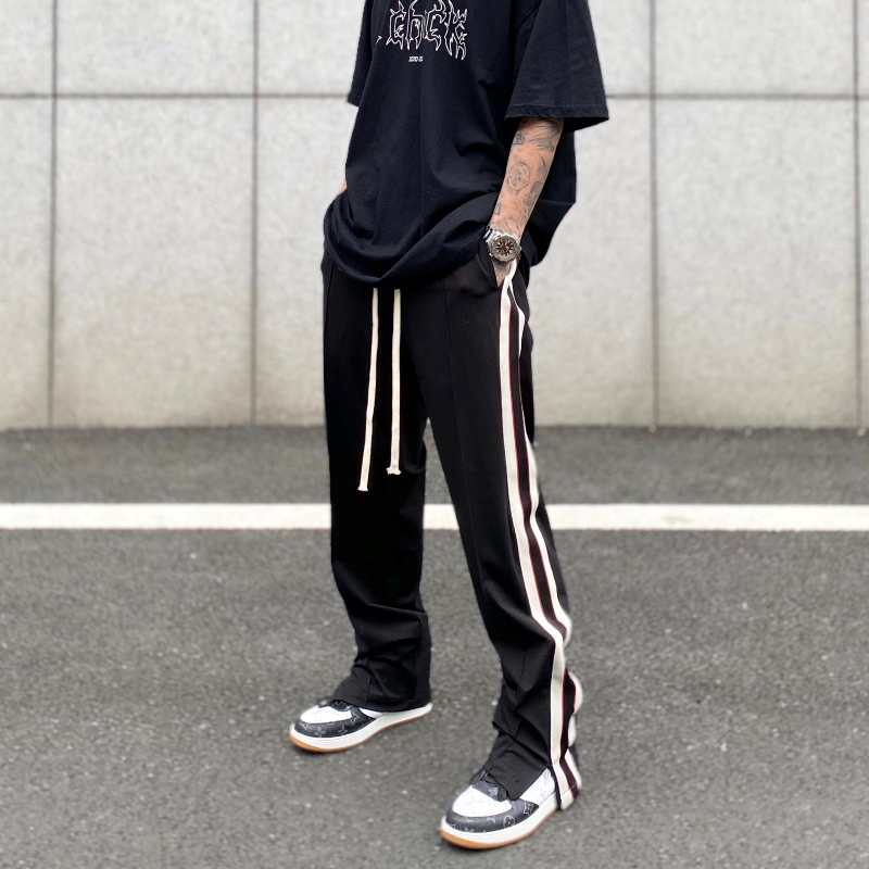 High street Side Zipper Retro Striped Velvet Pants Men straight Drawstring Velour Casual Trousers Plus Size Mens Cargo Pants, Black
High street Side Zipper Retro Striped Velvet Pants Men straight Drawstring Velour Casual Trousers Plus Size Mens Cargo Pants, Black
