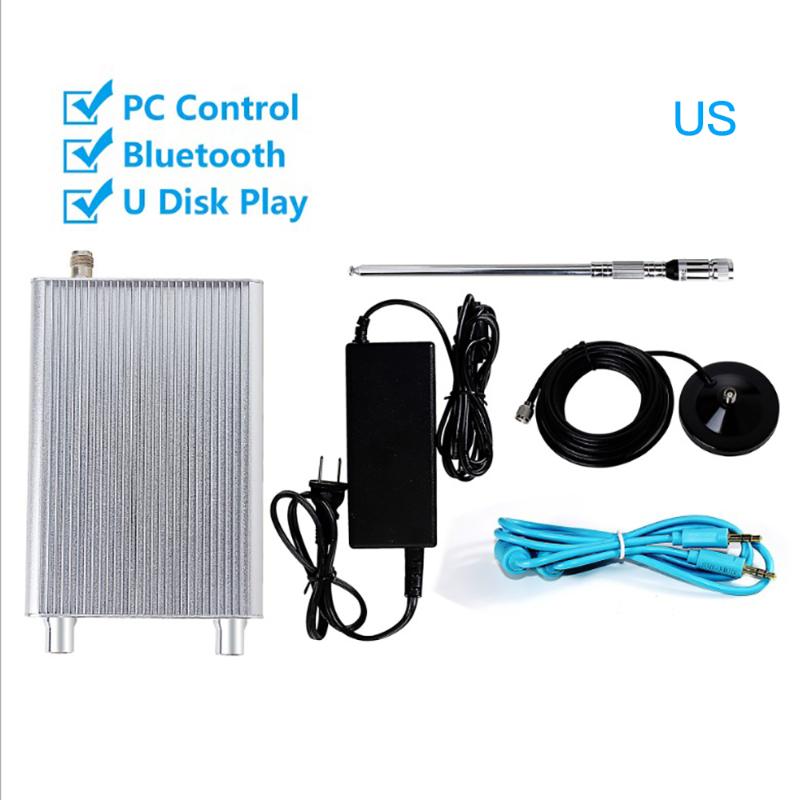 FM Broadcast Transmitter 15W LCD PLL Wireless Radio Stereo Broadcast 87~108MHz PC Bluetooth Control U Disk MP3 Player for Car
FM Broadcast Transmitter 15W LCD PLL Wireless Radio Stereo Broadcast 87~108MHz PC Bluetooth Control U Disk MP3 Player for Car