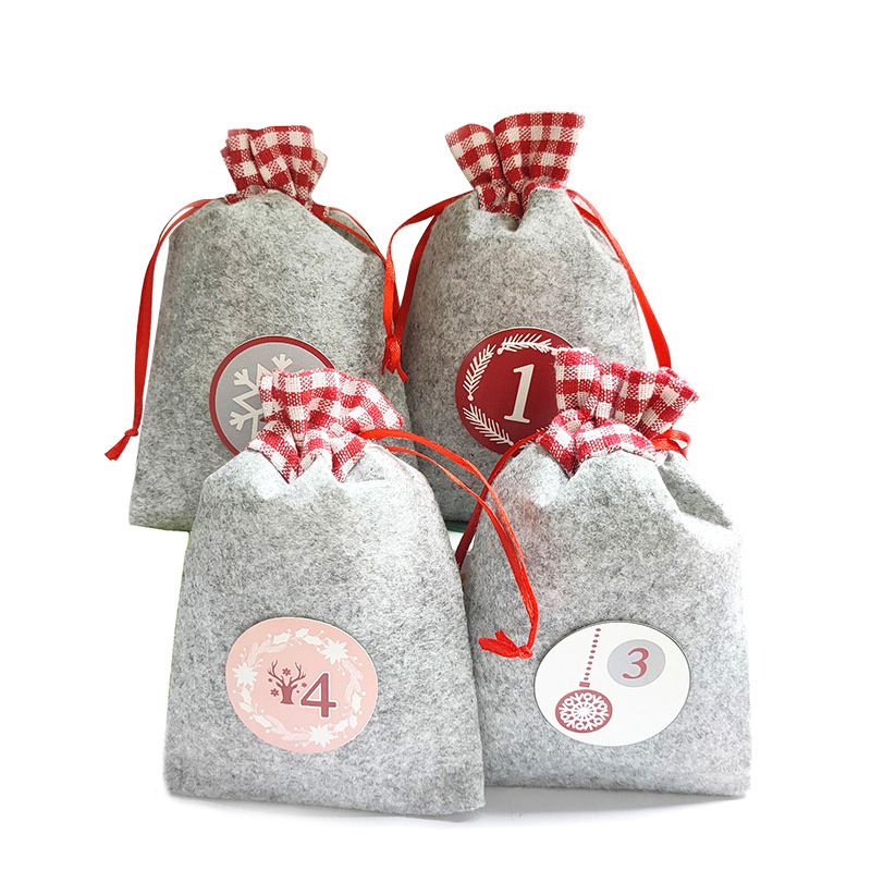 1 Set Christmas Gift Bags 24Days Countdown Advent Calendar Sticker Rope DIY Holiday Christmas Decorations DC120
1 Set Christmas Gift Bags 24Days Countdown Advent Calendar Sticker Rope DIY Holiday Christmas Decorations DC120