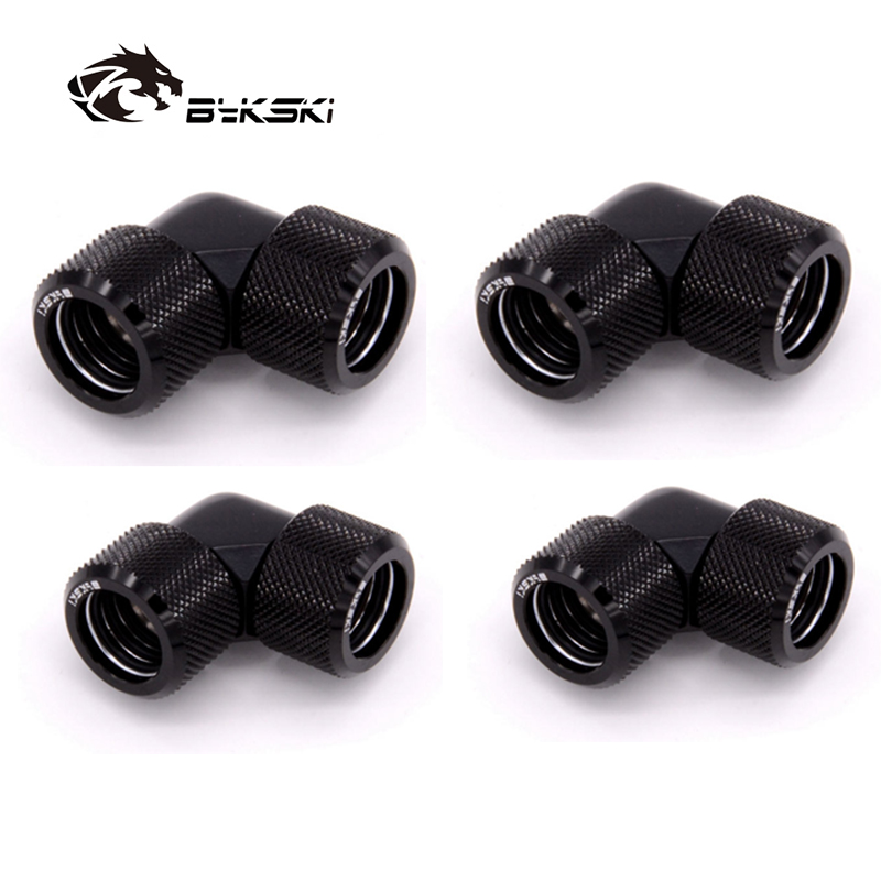 Bykski 4pcs/set Computer Water Cooling 90 Degree Fitting use for OD12mm/OD14mm/OD16mm Tubing Hand Compression Copper Fitting
Bykski 4pcs/set Computer Water Cooling 90 Degree Fitting use for OD12mm/OD14mm/OD16mm Tubing Hand Compression Copper Fitting