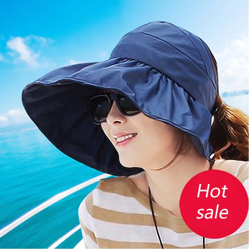 Sun Hats sun visor hat Hats for women with big heads beach hat summer UV protection, Red 
Sun Hats sun visor hat Hats for women with big heads beach hat summer UV protection, Red