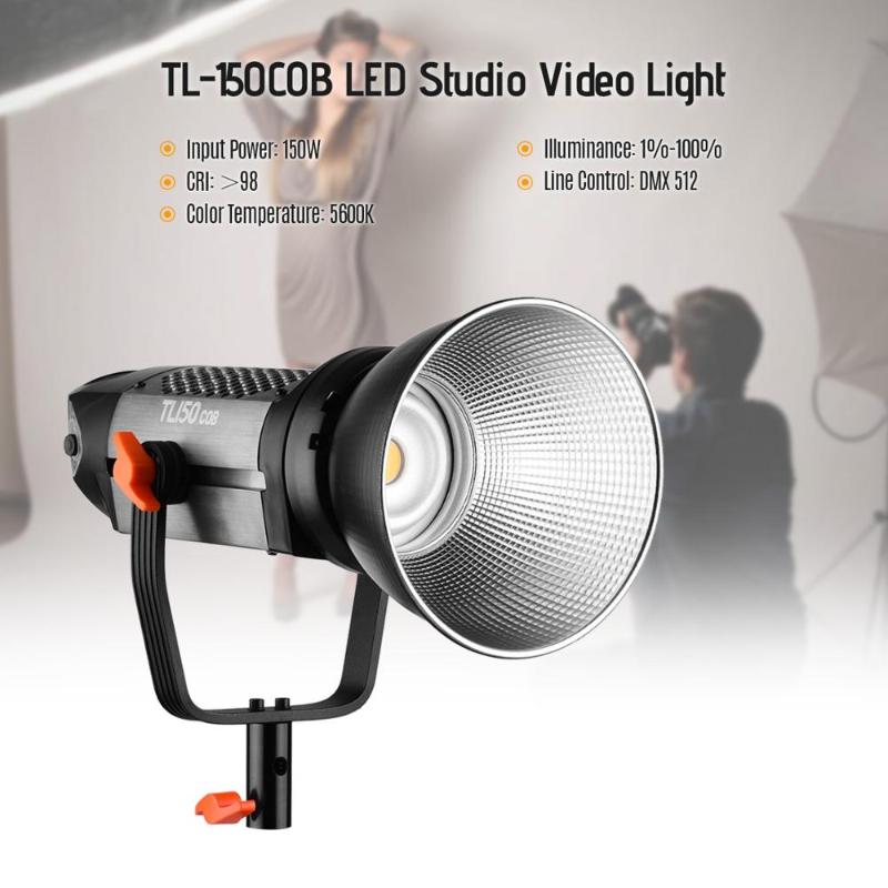 TL-150COB Studio LED Light Photography lamp Light Video Lighting 150W High Power 3200K/5600K Dimmable Brightness Remote Control
TL-150COB Studio LED Light Photography lamp Light Video Lighting 150W High Power 3200K/5600K Dimmable Brightness Remote Control