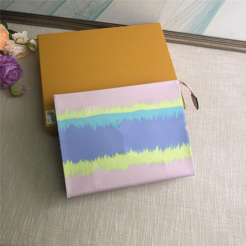 Tie dye Purse Travel Toiletry Pouch Protection Makeup Zipper Bags Clutch Women Genuine Leather Waterproof Cosmetic Bags For Women with box, Red
Tie dye Purse Travel Toiletry Pouch Protection Makeup Zipper Bags Clutch Women Genuine Leather Waterproof Cosmetic Bags For Women with box, Red