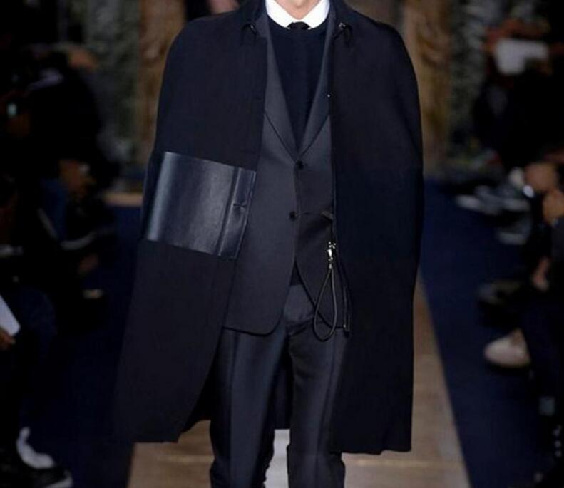 4XL HOT 2020 Spring Male New Fashion Long in loose patchwork cape cape fur coat, Black
4XL HOT 2020 Spring Male New Fashion Long in loose patchwork cape cape fur coat, Black