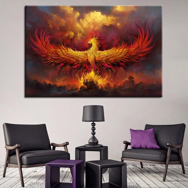 HD Prints Painting Wall Art Canvas For Living Room 1 Piece/Pcs Fire Phoenix Poster Abstract Animal Pictures Home Decor Framework
HD Prints Painting Wall Art Canvas For Living Room 1 Piece/Pcs Fire Phoenix Poster Abstract Animal Pictures Home Decor Framework