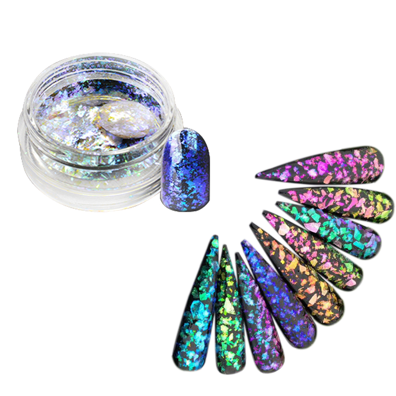 8colors/ lot Mirror Effects Chameleon Starry sky brocade Cloud Powder pigment Laser Gel Sequins Paint Nail Art glitter Polish
8colors/ lot Mirror Effects Chameleon Starry sky brocade Cloud Powder pigment Laser Gel Sequins Paint Nail Art glitter Polish