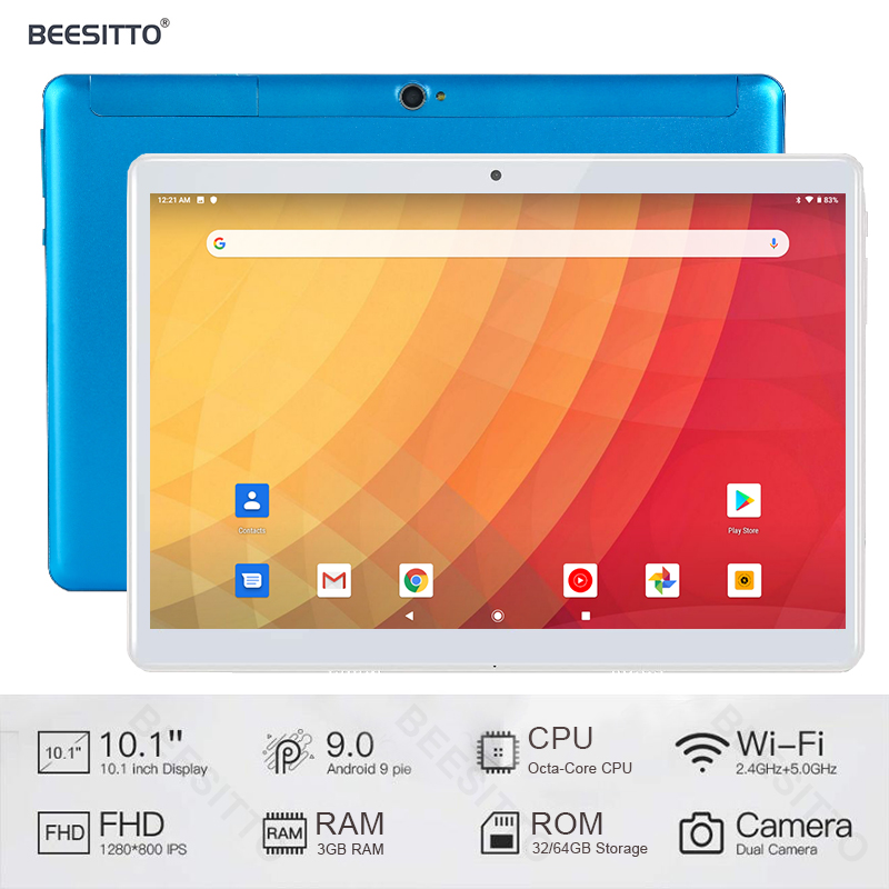 Global Version 10 inch Tablet PC Dual SIM 4G LTE Android 9.0 Octa Core 3GB RAM 64GB ROM IPS WiFi Bluetooth Type-C Android Tablet, Black
Global Version 10 inch Tablet PC Dual SIM 4G LTE Android 9.0 Octa Core 3GB RAM 64GB ROM IPS WiFi Bluetooth Type-C Android Tablet, Black