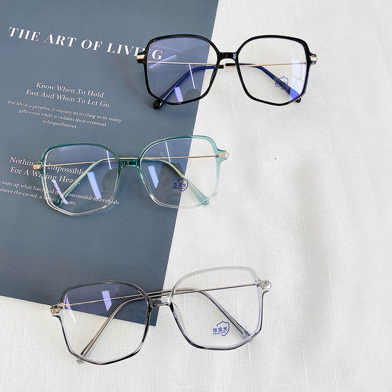 Oversized Anti Blue Light Computer Glasses for Women Men Square Alloy Optical Spectacle Glasses Eyeglasses Frame Unisex
Oversized Anti Blue Light Computer Glasses for Women Men Square Alloy Optical Spectacle Glasses Eyeglasses Frame Unisex