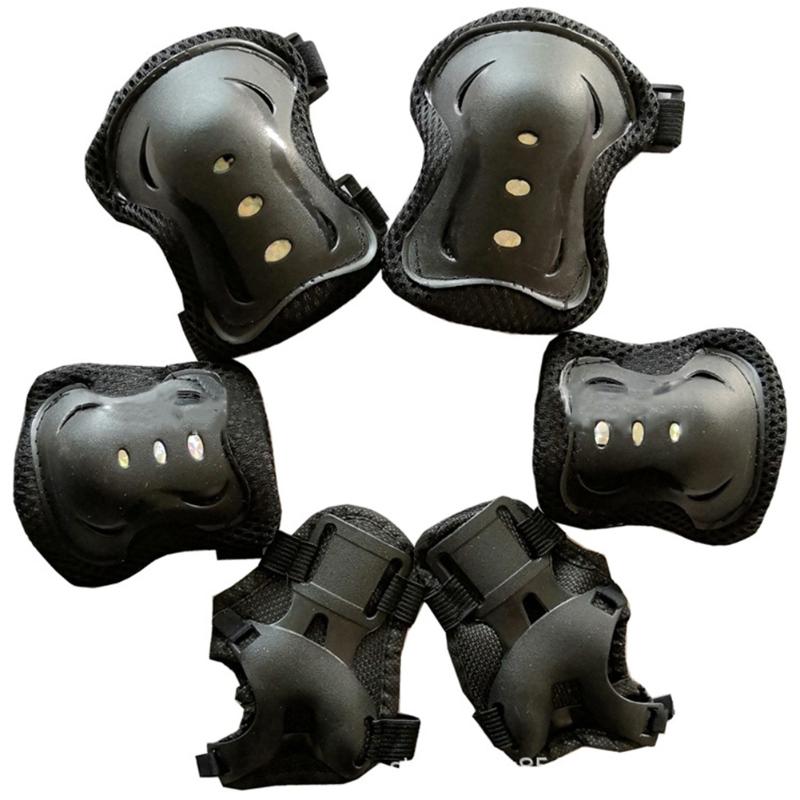 6pcs Adult Kid Knee Elbow Wrist Pads Guards Protective Gear Set For Roller Skate Wear Resistant TPU Elbow Pads Kit, Black
6pcs Adult Kid Knee Elbow Wrist Pads Guards Protective Gear Set For Roller Skate Wear Resistant TPU Elbow Pads Kit, Black